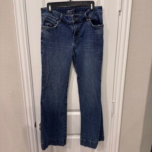 Wrangler Blue Wide Leg Flare Jeans